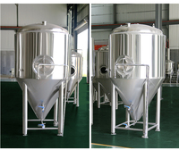 Cuve de fermentation de bière en acier inoxydable SUS304 CE 20HL, cuve isobare conique à double enveloppe glycolée pour brasserie artisanale