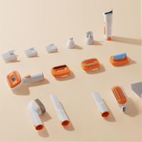 Ensemble complet d'accessoires de toilettage et d'aspiration pour animaux de compagnie pour l'épilation des chiens et chats