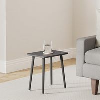 Table basse moderne en bois, portable et mobile, facile à assembler, avec pieds, petite table d'appoint pour canapé, meubles de salon