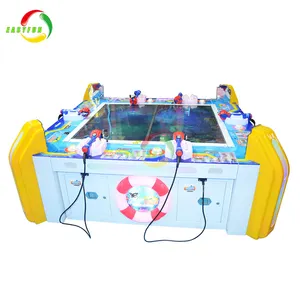 Arcade balıkçılık ateş etme oyunu makinesi 3D balık avcısı oyun masası kumar makinesi