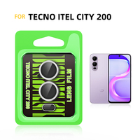 Protection d'objectif d'appareil photo 3D HD transparente avec revêtement AR, 95% de transmission, verre trempé 9H, protection d'objectif pour Tecno Camon 50 Ultra