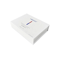 Caja de Regalo Magnética Plegable Personalizada para Cumpleaños, con Esponja y Laminado Mate, para Insertos de Embalaje de Suero para el Cuidado de la Piel