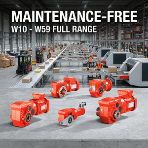 Reductor SPIROPLAN Compacto Serie W para Máquinas de Embotellado y Envasado que Utiliza la Tecnología Patentada SPIROPLAN Resistente al Desgaste con O - Product Image 3
