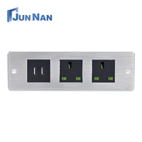 Multiprise simple avec prise USB encastrée, prise standard UK/US/EU/AU, prise encastrée pour bureau, table de cuisine
