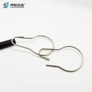 Crochets de rideau de douche en argent tendance EWANG pour salle de bain (vente en gros) - Product Image 1