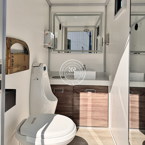 <span class=keywords><strong>Location</strong></span> de remorque de toilettes portables 2.9m Salle de <span class=keywords><strong>bains</strong></span> mobile pour la construction et <span class=keywords><strong>les</strong></span> emplacements extérieurs - Product Image 6