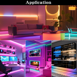 Tira de Luces LED RGB 5050 de Alta Densidad con Certificación CE, RoHS, SPI, 60, 72, 84, 96, 120 LED, para Retroiluminación de <span class=keywords><strong>TV</strong></span>, E-Sport, PCB de 10 mm, Longitud Personalizada, IP65, IP67, Resistente al Agua - Product Image 6