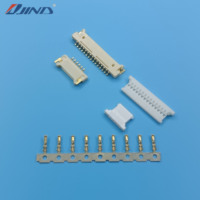 Boîtiers de connecteurs JINDA série 1.25T-4, pas de 1.25 mm, en bronze phosphoreux plaqué or, mâle/femelle, pour câble vers carte PCB SMD SMT