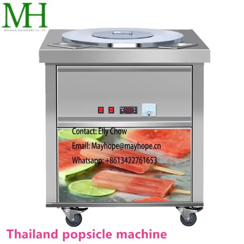 Máquina para hacer palitos de hielo de Tailandia, con sistema de giro automático, líquido de refrigeración de buena calidad incluido