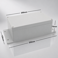 Boîtier étanche pour câblage d'instruments électroniques en plastique ABS de bonne qualité, IP65, 200*120*75mm