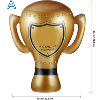 Trophée gonflable personnalisé en PVC pour la publicité, le promotionnement et les cadeaux publicitaires.