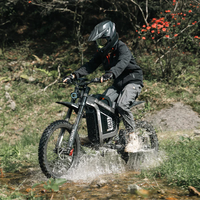 Moto tout-terrain électrique R19 72V 9000W haute vitesse puissante pour adultes, idéale pour la conduite en montagne