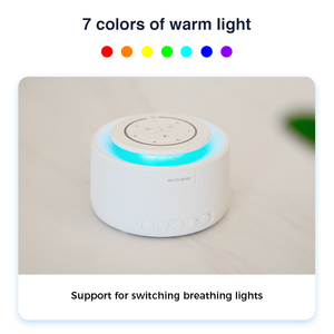 Máquina <span class=keywords><strong>de</strong></span> sonido <span class=keywords><strong>para</strong></span> <span class=keywords><strong>dormir</strong></span> con ruido blanco, 30 ventiladores, sonidos <span class=keywords><strong>de</strong></span> <span class=keywords><strong>lluvia</strong></span> natural con luz nocturna <span class=keywords><strong>de</strong></span> 7 colores <span class=keywords><strong>para</strong></span> <span class=keywords><strong>dormir</strong></span>, altavoz relajante - Product Image 3