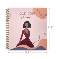 Cahiers à spirales en papier B5 Sidaixue, couverture rigide, impression couleur personnalisée, journaux d'objectifs et de plans 2026 avec onglets mensuels