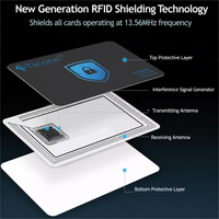 Tarjeta Inteligente RFID Programable de 13.5mhz, Ntag215 NFC, Táctil para Acceso, para Promoción y Uso en Supermercados, Modelo de Lectura/Escritura de Alta Frecuencia L0004