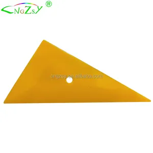 Yellow Triangle Corner Squeegee A05 Window Solar Film Scraping Tools