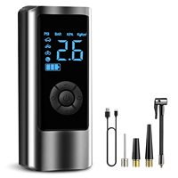 Pompe de compresseur d'air sans fil Portable 150 PSI pour pneus de moto de vélo de voiture gonfleur de pneu numérique rapide