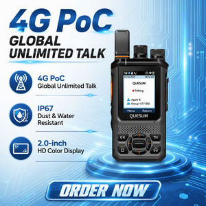 QUANSHENG MP50c, Walkie Talkie Inteligente 4G PoC, IP67, GPS, 3000mAh, Tipo-C, Funcionamiento Autónomo, Reducción de Ruido - Product Image 2