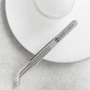 <span class=keywords><strong>Pinzas</strong></span> Curvas <span class=keywords><strong>de</strong></span> Acero Inoxidable <span class=keywords><strong>de</strong></span> Grado Industrial AAA-16S, <span class=keywords><strong>de</strong></span> Alta Precisión, Antiestáticas, No Magnéticas, Resistentes a la Química y al Calor - Product Image 4