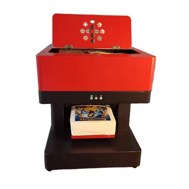 Hot Selling Digital 3D Edible Latte Art Machine USB Connectivity Flatbed Printer for Coffee New Condition with 1 Year Warranty