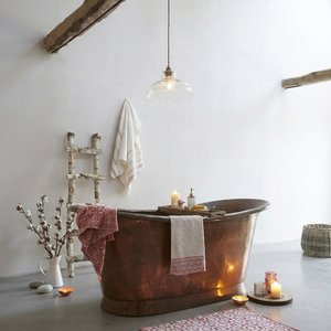 Baignoire en métal écologique et durable avec couvercle, forme rectangulaire, pliable et portable pour la maison et l'hôtel - Artisanat indien - Product Image 1