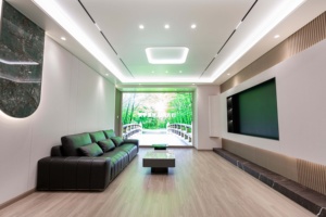 Profilé LED en aluminium décoratif pour murs intérieurs, moulures de plafond et corniches avec éclairage - Product Image 4