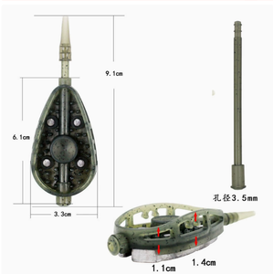 En gros Cage Method Feeder en plomb 20g 30g 40g 50g pour pêche au match, à longue portée et en eau peu profonde - Product Image 3