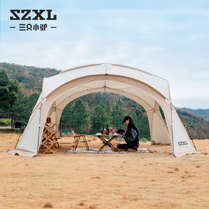 เต็นท์โดม Szxl ขนาด 420x420x230 ซม. กันลม สำหรับตั้งแคมป์กลางแจ้ง ใช้ได้ทุกฤดู - Product Image 2