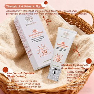 Crème solaire minérale fermentée SPF 50, écran solaire coréen à la centella, protection UVA UVB PA++++ pour le corps, hydratante, protection contre les coups de soleil - Product Image 6