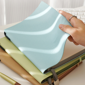 Agenda Organizadora de Cuero PU Suave, Tamaño A5, con Banda Elástica y Cierre Metálico, Cuaderno de Notas - Product Image 6