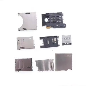 Porte-cartes <span class=keywords><strong>SD</strong></span>/Mini/TF/SIM/<span class=keywords><strong>Nano</strong></span>/<span class=keywords><strong>Micro</strong></span>, taille du fente pour carte, corps long et court avec couvercle rabattable auto-élastique - Product Image 4