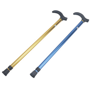 Bâton de marche télescopique en alliage d'aluminium à deux sections pour personnes âgées, utilisation en extérieur - Product Image 3