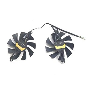 พัดลม2ตัวใหม่พัดลม GPU 4PIN <span class=keywords><strong>RX5500</strong></span> <span class=keywords><strong>XT</strong></span> ขนาด85มม. สำหรับ panlei RX 5500XT RX 580 8G อะไหล่การ์ดจอ RX550 2048SP - Product Image 3