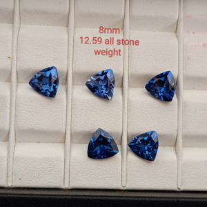 Zafiro Azul Cultivado en Laboratorio de Primera Calidad, Piedra Preciosa Suelta de Alta Calidad para la Elaboración de Joyería Fina - Product Image 4