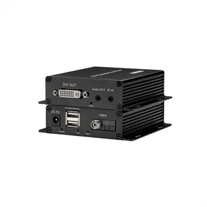 High Quality In Stock 3 Years Warranty DVI Fiber Optic Media Converter With kvm Single Mode