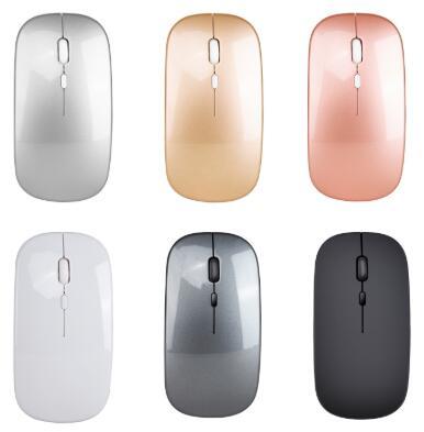 Promote New Wireless Rechargeable Mouse 2.4GHz Ultra-Thin Silent Opto-electronic Mouse for Home Laptop Office Use Computer Mouse