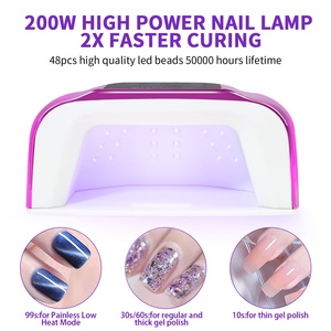 Lampe à ongles rechargeable S20UV, 48 perles LED, séchage rapide, lampe solaire à induction, spéciale pour les salons de manucure - Product Image 3