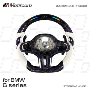 Volante de Fibra de Carbono Forjado con LED Personalizado para BMW G20 G21 G22 G30 G31 X3 X4 X5 G01 G02 G05 G80 G29 M2 M3 M4 2017-2026 - Product Image 2