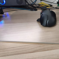Tapis de souris en verre trempé micro-gravé et dépoli, vente directe usine, pour e-sport et usage bureautique