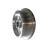 Vente en gros de petites pièces de train 45 # Roue de bogie modèle texan en acier au carbone sans coût de moulage