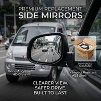 23974508 23974509 24523657 1026529238 Chevrolet N300 6407 6450 SGMW Saic Wuling Nuevo Espejo Lateral Negro Izquierdo/Derecho