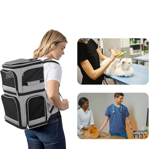Portador de mochila de lujo extensible para gatos para 2 Gatos, portabebés plegable con 7 ventanas para múltiples mascotas y 2 perros pequeños - Product Image 5
