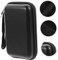 Sac de rangement de voyage rigide en EVA pour câbles électroniques et petits accessoires, étui noir pour rangement extérieur, fabrication usine