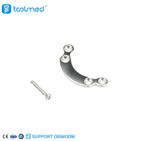 Plaque acétabulaire orthopédique vétérinaire TOOLMED Implants 2,0 mm, personnalisation sur échantillon