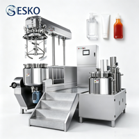 ESKO Cuve de mélange homogène sous vide pour mayonnaise, shampoing, détergent capillaire, savon liquide, cosmétiques 100L 500L