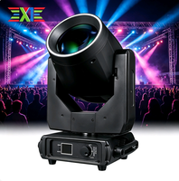 Projecteur à tête mobile de haute qualité 380W, 14 motifs, balayage 540°, lumière du jour 6000K, contrôle DMX512, anneau halo pour bar, discothèque, scène