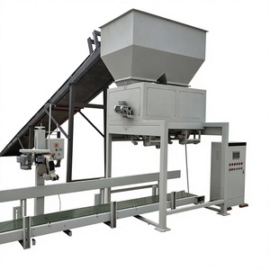 Durable Weighing Filling <b>Sealing</b> for Coconut Flakes Fertilizer Feed Coal Semi-automatic Dual-station Granular Packing Machine - Product Image 1