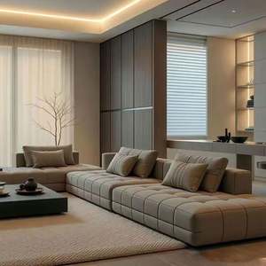 Ensemble complet de meubles de style italien moderne, personnalisation, décoration de toute la maison pour les villas, conception graphique pour le salon - Product Image 3