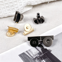 Kancing Magnetik Berbentuk Jamur Diamond Kuat Tanpa Jahit, Bahan Zinc Alloy, Penutup Tas Dompet, Aksesoris DIY Tas Tangan, Laris Terjual