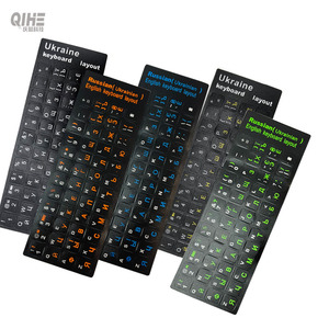 Pegatinas de teclado francés Azerty Laptop Keyboard Stickers OEM Small Language <span class=keywords><strong>Español</strong></span> Árabe Francés Teclado Pegatinas de Laptop - Product Image 6